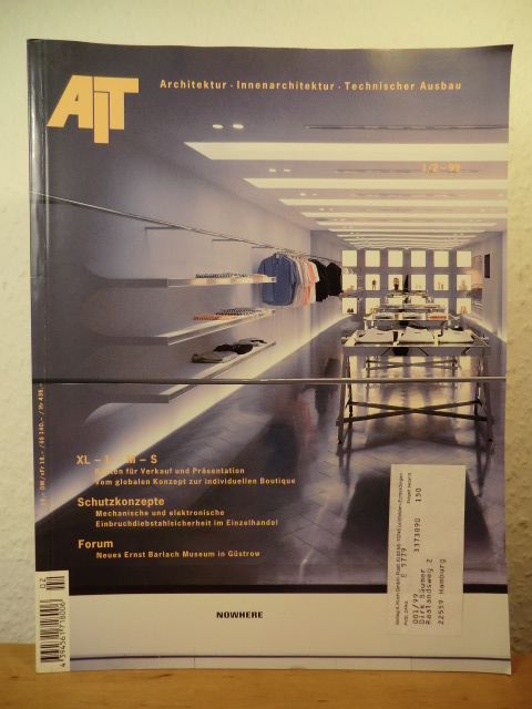 Drabarczyk vel Grabarczyk, Liselotte / Weinbrenner, Karl-Heinz (Hrsg.)  AIT - Architektur - Innenarchitektur - Technischer Ausbau. Ausgabe 1/2 1999. Titel: Bauten für Verkauf und Präsentation 