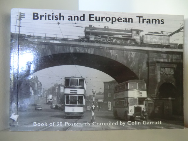 Colin, Garratt:  British and European Trams. Book of 30 Postcards 