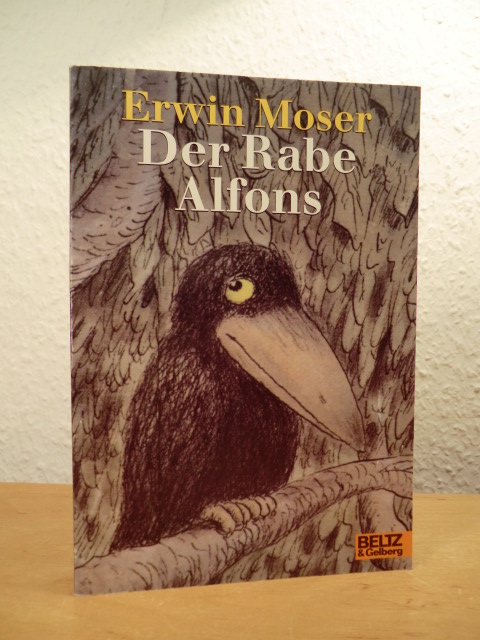 Moser, Erwin:  Der Rabe Alfons. Eine märchenhafte Geschichte in dreiundzwanzig Kapiteln von einem Raben der ein Mensch war, und einem Zauberer, der ein Rabe war. 