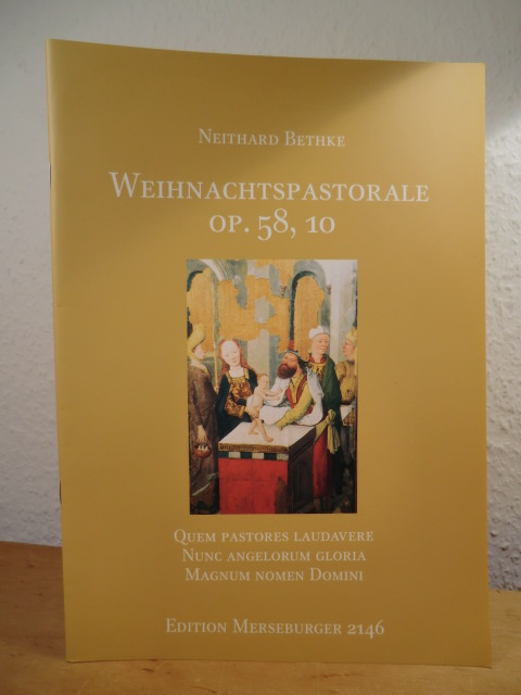 Bethke, Neithard:  Ludi Organi - Musikalisches Reisetagebuch. Teil III - Nr. 10: Weihnachtspastorale für Violoncello (Bratsche) und Orgel (oder anderes Tasteninstrument). Op. 58 / Nr. 10. Edition Merseburger 2146 