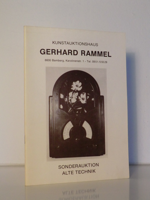 Kunstauktionshaus Gerhard Rammel:  Sonderauktion alte Technik am 21.01.1981 