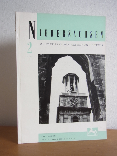 Niedersächsischer Heimatbund e.V.:  Niedersachsen. Zeitschrift für Heimat und Kultur. Ausgabe April / Juni 1958, 58. Jahrgang 