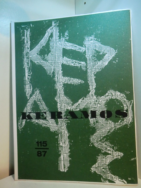Meinz, Manfred (Red.):  Keramos. Zeitschrift der Gesellschaft der Keramikfreunde. Heft 115, Januar 1987 