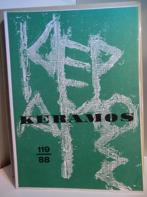 Meinz, Manfred:  Keramos. Zeitschrift der Gesellschaft der Keramikfreunde. Heft 119, Januar 1988 