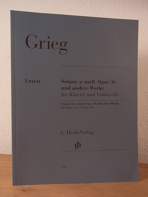 Grieg, Edvard - herausgegeben von Ernst-Günter Heinemann und Einar Steen-Nökleberg:  Sonate a-moll Opus 36 und andere Werke für Klavier und Violoncello. Urtext 