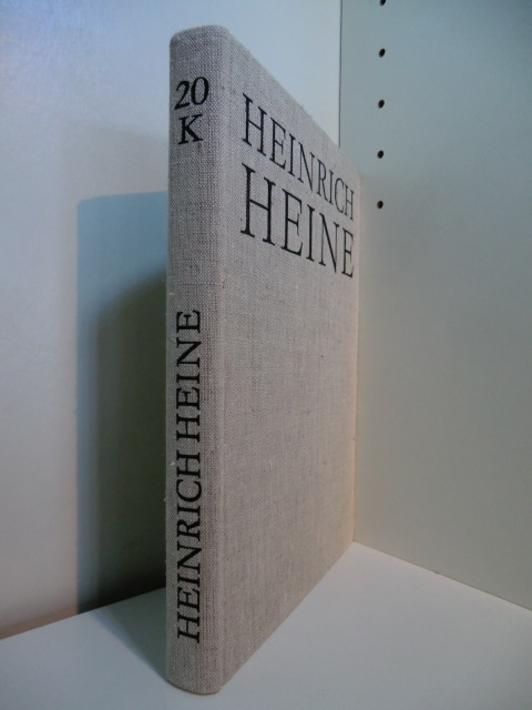 Heine, Heinrich - bearbeitet von Fritz H. Eisner und Fritz Mende:  Heinrich Heine Säkularausgabe. Werke, Briefwechsel, Lebenszeugnisse. Band 20: Kommentar: Briefe 1815 - 1831 