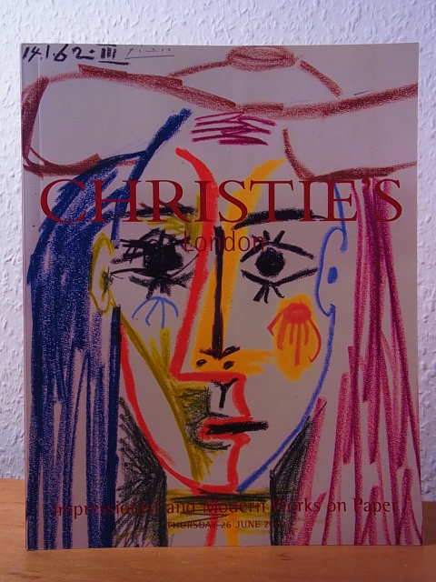 Christie`s London:  Impressionist and Modern Works on Paper. Auction 26 June 2003, Christie`s London. Sale Code: JÉRÔME-6737 