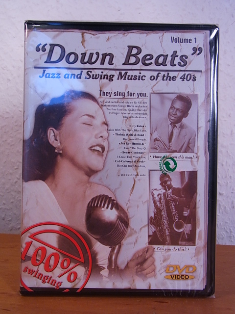   Down Beats. Jazz and Swing Music of the 40`s. Volume 1. DVD (originalverschweißtes Exemplar) 