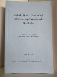 Prange, Wolfgang (Hrsg.)  Zeitschrift der Gesellschaft fr Schleswig-Holsteinische Geschichte. Band 106 