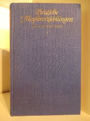 Ausgewhlt von Karl Heinz Berger und Eberhard Panitz  Deutsche Meistererzhlungen des 19. Jahrhunderts. Band 1. 
