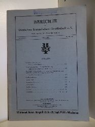 Schriftleitung: Prof. Dr. A. Dietzel,  Bericht der Deutschen Keramischen Gesellschaft e.V. Band 34 (1957) Heft 8, August. 