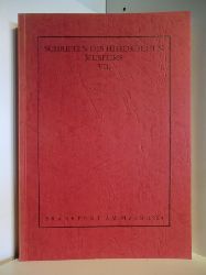 Zur Einfhrung von Gerhard Bott  Schriften des Historischen Museums VII. Frankfurt am Main 1954 