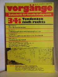 Autorenteam  Vorgnge. Zeitschrift fr Gesellschaftspolitik. 4/1978. 34: Tendenzen nach rechts 