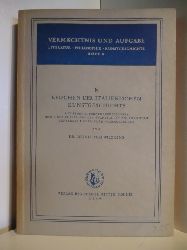 Wilckens, Dr. Leonie von  Vermchtnis und Aufgabe. Literatur, Philosophie, Kunstgeschichte. Reihe A, Nr. 8. Epochen der italienischen Kunstgeschichte 