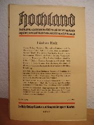 Begrndet von Carl Muth, herausgegeben von F. J. Schningh:  Hochland - Zeitschrift fr alle Gebiete des Wissens und der Schnen Knste. 52. Jahrgang, Heft 5, Ausgabe Juni 1960 