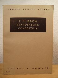 Bach, Johann Sebastian:  Brandenburg Concerto No. 4. G Major - Sol Mayor 