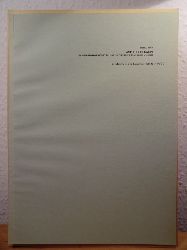 Zick, Gisela  Annette et Lubin. Eine Meissner Gruppe von Michel Victor Acier und ihr Umkreis. Sonderdruck aus Keramos, Heft 39, 1968 (signiert) 