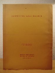 Auktionshaus Hugo Helbing  Sammlung Karl Bacher, Frankfurt am Main - Versteigerung am 7. und 8. Dezember 1932 