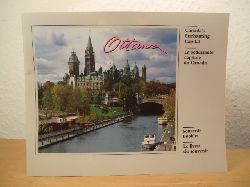 Published by The Postcard Factory  Ottawa. Canada`s Enchanting Capital. Souvenir Booklet - Ottawa. La sduisante capitale du Canada. Le livret du souvenir (Text in English and French Language) 