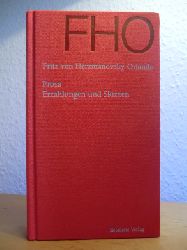Herzmanovsky-Orlando, Fritz von  Prosa. Erzhlungen und Skizzen 