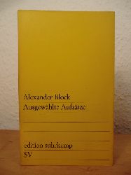 Block, Alexander  Ausgewhlte Aufstze 