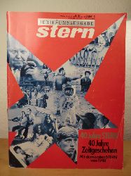 Bremer, Heiner / Liedtke, Klaus / Jrgs, Michael (Chefredaktion)  40 Jahre STERN - 40 Jahre Zeitgeschehen. Jubilumsausgabe, erschienen am 22. August 1988 