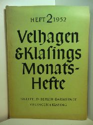Ehlers, Otto August:  Velhagen & Klasings Monats-Hefte. Heft 2,  1952 