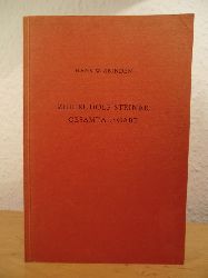 Zbinden, Hans W.:  Zur Rudolf Steiner Gesamtausgabe 