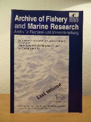 Khnhold, Dr. W. W. (Editorial Office:  Archiv fr Fischerei- und Meeresforschung (Archive of Fishery and Marine Research). Volume 51 / 1 - 3 (Oceanography and Ecology of Seamounts) 