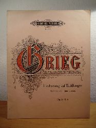 Grieg, Edvard:  Hochzeitstag auf Troldhaugen - Wedding Day - Jour de noces. Klavierstck. Opus 65 Nr. 6. Edition Peters Nr. 2922 