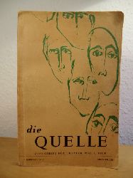 Peters, Dr. Wolfgang Amadeus (Red.):  Die Quelle. Zeitschrift fr Theater, Musik, Film. 1. Jahrgang 1947, Heft 3 