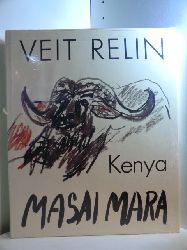 Relin, Veit:  Masai mara. Kenya. Veit Relin portrtiert wilde Tiere in Afrika (originalverschweites Exemplar) 