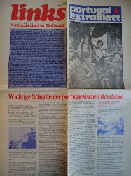 Sozialistisches Bro (Hrsg.) - presserechtlich verantwortlich: Klaus Vack:  Links. Sozialistische Zeitung. September 1975. Portugal-Extrablatt 