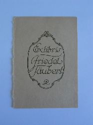 Preusse, Richard:  Exlibris fr Richard Tubert. Motiv: Eignername mit ornamentaler Einfassung 
