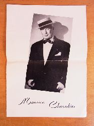 Chevalier, Maurice:  Maurice Chevalier. Titania-Palast, Berlin, 15. Februar 1958 