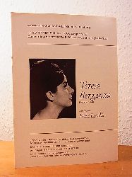 Berganza, Teresa:  Teresa Berganza, Mezzosopran, Felix Lavilla am Flgel. Pro Arte, Reihe C 5, Gesangsabend, 06. Februar 1969, Musikhalle, groer Saal 