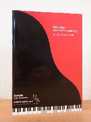 Stiftung Nordfriesland (Hrsg.) und Dr. Konrad Grunsky (Red.):  Raritten der Klaviermusik. Schloss vor Husum 2004. 8 Klavierabende 21. - 28. August 2004. Programm und begleitende Texte 