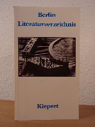 Buchhandlung Kiepert Berlin:  Berlin Literaturverzeichnis. Ausgabe 1983 / 1984. Eine Bibliographie der wichtigsten Berlin-Bcher und -Karten 
