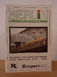 Buchhandlung Kiepert Berlin:  Berlin Literaturverzeichnis. Ausgabe 1979 / 1980. Bildbnde, Kunst, Architektur , Romane, Humor, Biographien , Karten, Fhrer 