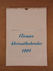 Thieme, Siegfried (Red.):  Riesaer Heimatkalender 1989 