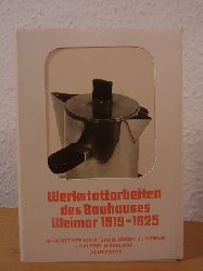 Bauhhaus Weimar:  Werkstattarbeiten des Bauhauses Weimar 1919 - 1925 im Besitz der Kunstsammlungen zu Weimar, Galerie im Schloss. Mappe mit 8 Fotos (vollständig) 