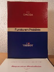 UHG - Uhren-Handelsgesellschaft Bad Soden:  Furnituren-Preisliste 1987. Omega, Tissot 