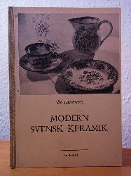 Lagercrantz, Bo:  Modern svensk Keramik 