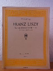 Liszt, Franz - bearbeitet von Karl Klindworth:  Franz Liszt. Les jeux d`eaux  la ville d`Este. Die Wasserspiele der Villa d`Este. Fr Piano. Edition Schott 06297 