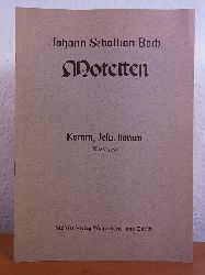 Bach, Johann Sebastian - herausgegeben von Konrad Ameln und Gottfried Wolters:  Johann Sebastian Bach. Motetten. Komm, Jesu, komm (BWV 229) 