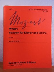 Mozart, Wolfgang Amadeus - hrsg. v. Karl Maguerre:  Mozart. Sonaten fr Klavier und Violine. Band 2. Urtext. UT 50033. Mit Beiheft / Sonatas for Piano and Violin. Volume 2 