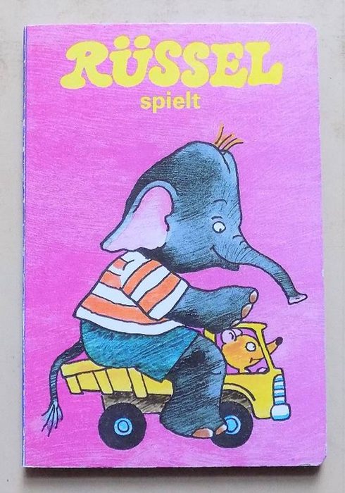   Rüssel spielt - Pappbilderbuch für Kinder von 2 Jahren an. 