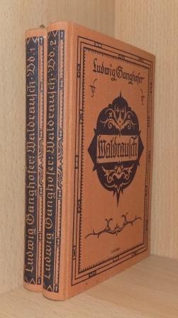 Ganghofer, Ludwig  Waldrausch - Roman in zwei Bänden. 