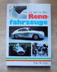 Edler, Karl-Heinz und Wolfgang Roediger  Die deutschen Rennfahrzeuge - Technische Entwicklung der letzten 20 Jahre. 