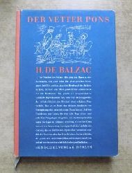 Balzac, Honore de  Der Vetter Pons. 